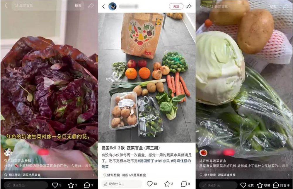 小红书上蔬菜盲盒火了，生鲜电商找到新解法？