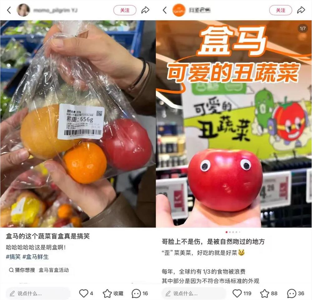 小红书上蔬菜盲盒火了，生鲜电商找到新解法？