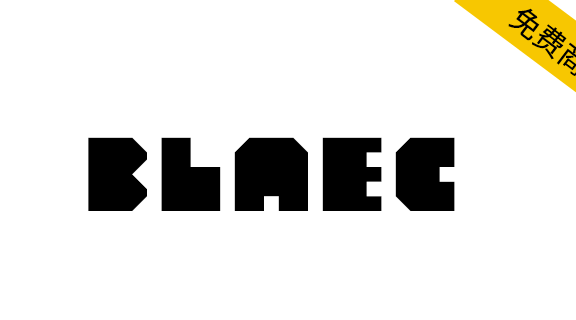 【Blaec】CC0协议免费英文字体,2字重,含 756 个字形